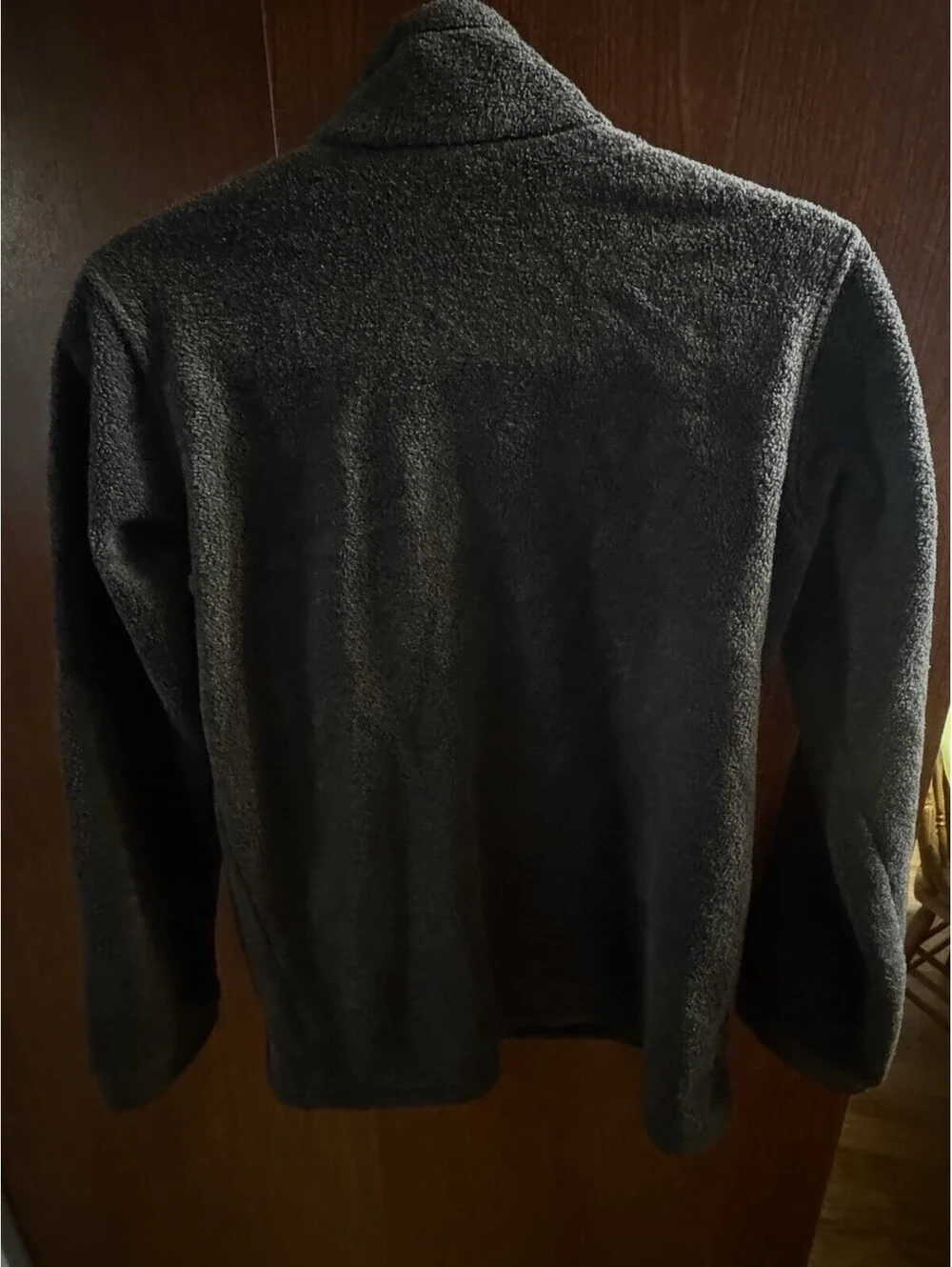 Columbia Boys Steens Mountain Fleece Jacket Black L 14/16 Full Zip WB6760